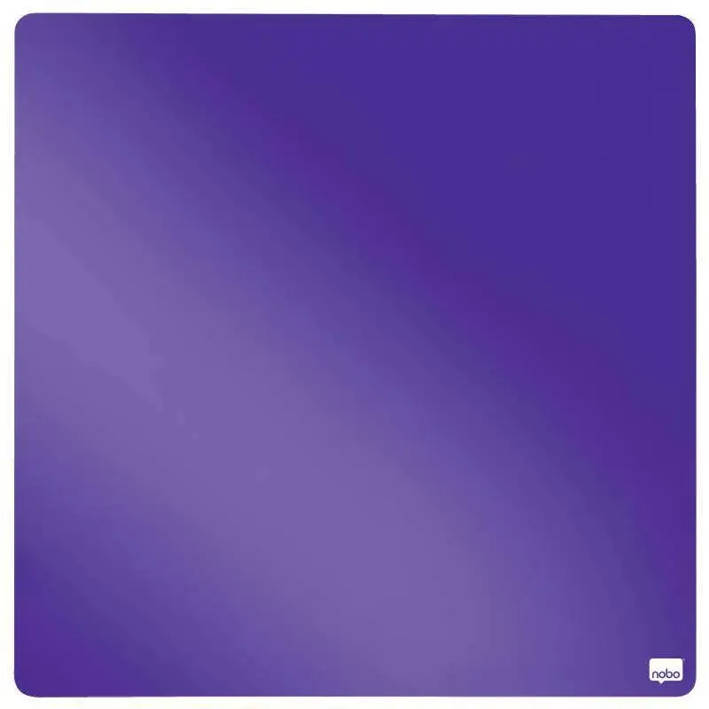 Nobo Tile Mini Pizarra Magnetica 360x360mm - sin Marco - Almohadillas Adhesivas e Imanes - Diseño Creativo y Colorido - Color Vi