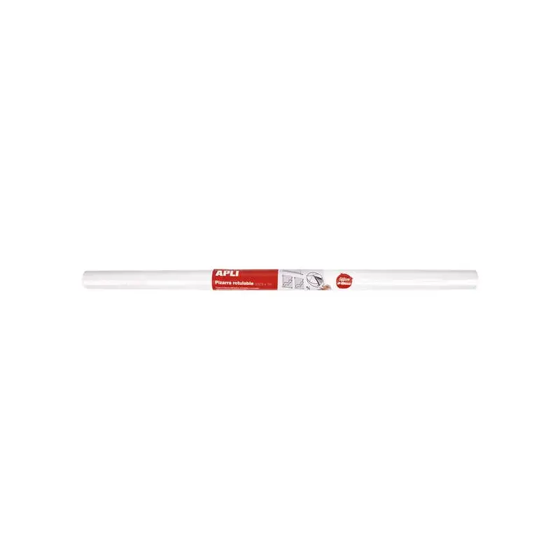 Apli Pizarra Blanca Adhesiva en Rollo 675x1000 - Facil de Cortar y Pegar - Ideal para Presentaciones y Notas - Color Blanco | Ah