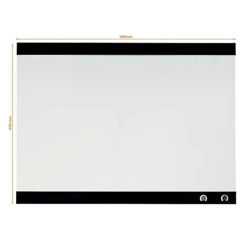 Nobo Pizarra Blanca Magnetica Pequeña con Clip para Notas 430x580mm - Diseño sin Marco - Funciones de Gancho - Color Blanco | Ah