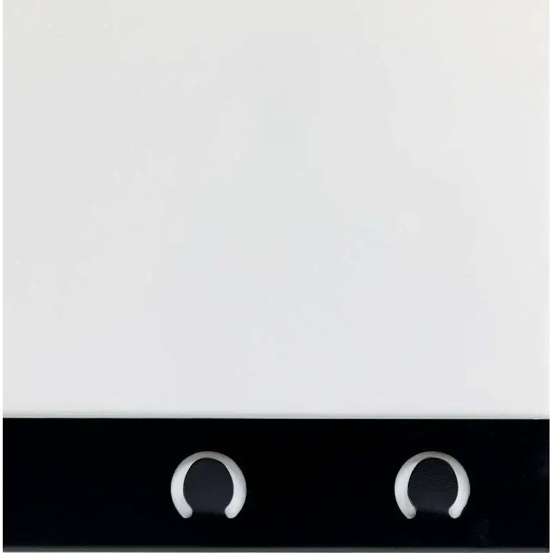 Nobo Pizarra Blanca Magnetica Pequeña con Clip para Notas 430x580mm - Diseño sin Marco - Funciones de Gancho - Color Blanco | Ah