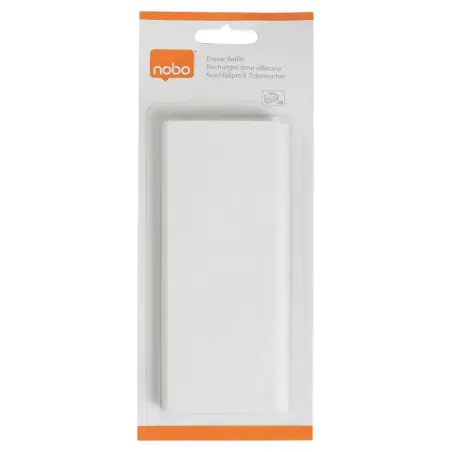 Nobo Pack de 10 Recambios para Borrador Magnetico Nobo 1901433 de Pizarra Blanca | Ahorro Imprimiendo