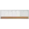 Nobo Planificador Semanal de Pizarra Magnetica Pequeña 585x190mm - Tira de Corcho - Almohadillas Adhesivas e Imanes para Montaje