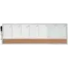 Nobo Planificador Semanal de Pizarra Magnetica Pequeña 585x190mm - Tira de Corcho - Almohadillas Adhesivas e Imanes para Montaje