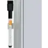 Nobo Planificador Semanal de Pizarra Magnetica Pequeña 585x190mm - Tira de Corcho - Almohadillas Adhesivas e Imanes para Montaje