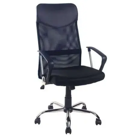 Muvip Silla de Oficina OF100 - Respaldo de Malla Transpirable - Ajuste de Altura - Peso Max 130kg | Ahorro Imprimiendo