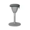 Cromad Design Taburete Multiusos - Asiento con Altura Ajustable - Giro de 360º - Tejido a Prueba de Agua - Color Gris | Ahorro I