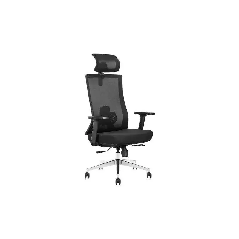 Cromad Senior SE8000 Silla de Oficina - Reposacabezas, Soporte Lumbar y Reposabrazos Ajustable - Asiento de Espuma de Alta Calid