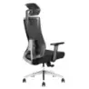 Cromad Senior SE8000 Silla de Oficina - Reposacabezas, Soporte Lumbar y Reposabrazos Ajustable - Asiento de Espuma de Alta Calid