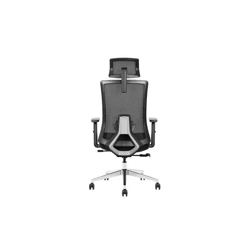 Cromad Senior SE8000 Silla de Oficina - Reposacabezas, Soporte Lumbar y Reposabrazos Ajustable - Asiento de Espuma de Alta Calid