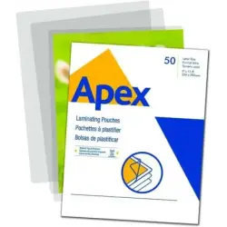 Fellowes Apex Pack de 100 Fundas para Plastificar A3 - 125 Micras - Acabado Alta Calidad - Transparente | Ahorro Imprimiendo
