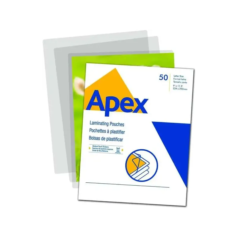 Fellowes Apex Pack de 100 Fundas para Plastificar A3 - 125 Micras - Acabado Alta Calidad - Transparente | Ahorro Imprimiendo