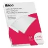 Ibico Caja de 100 Laminas de Plastificar Autoadhesivas A4 125 Micras - Acabado Cristalino de Alto Brillo - Plastifica Papel, Fot