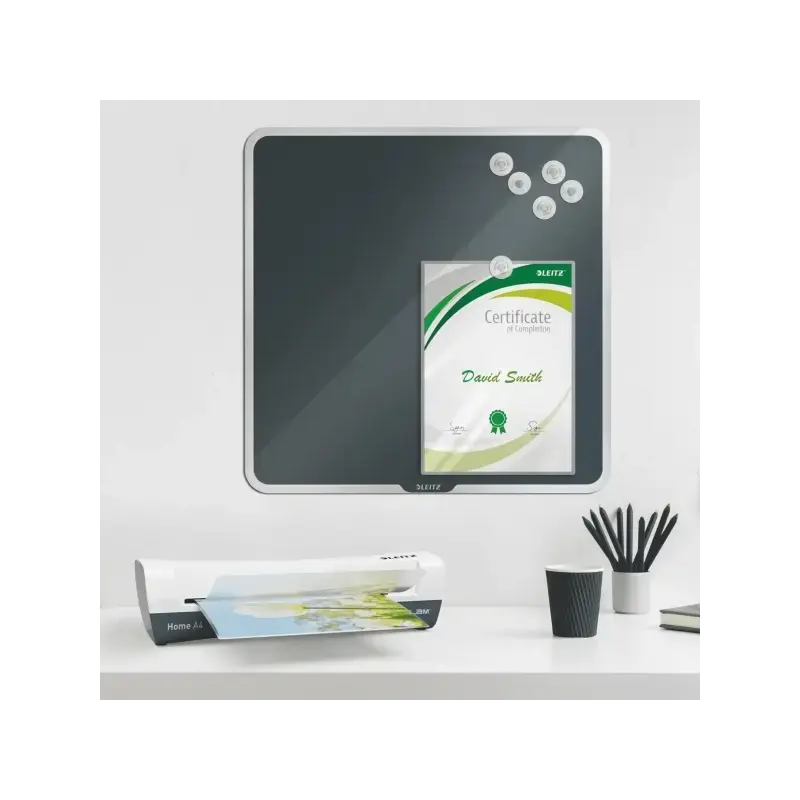 Leitz iLAM Home A4 Plastificadora - Hasta Tamaño A4 - Velocidad 300mm/min - Calentamiento en 3 Minutos - Grueso Bolsa 75 y 125mi