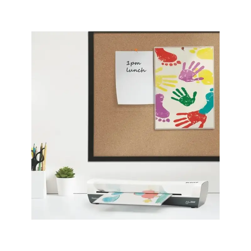 Leitz iLAM Home A3 Plastificadora - Hasta Tamaño A3 - Velocidad 300mm/min - Calentamiento en 3 Minutos - Grueso Bolsa 75 y 125mi