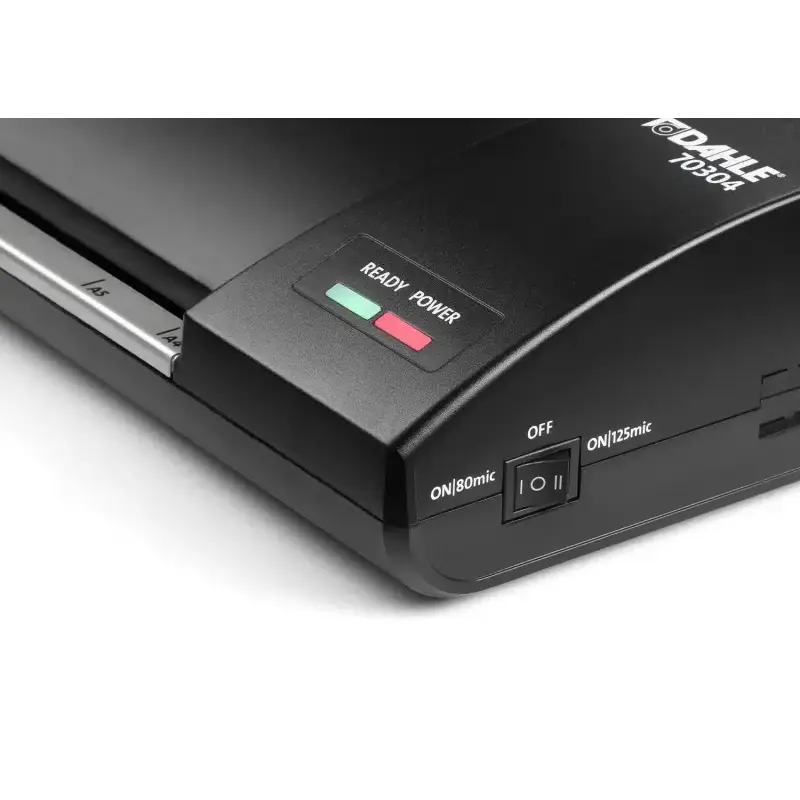 Dahle 70304 Plastificadora A4 - Calidad Fotografica - Calentamiento en 30seg - Velocidad de 500mm/min - Espesor a Plastificar Ma