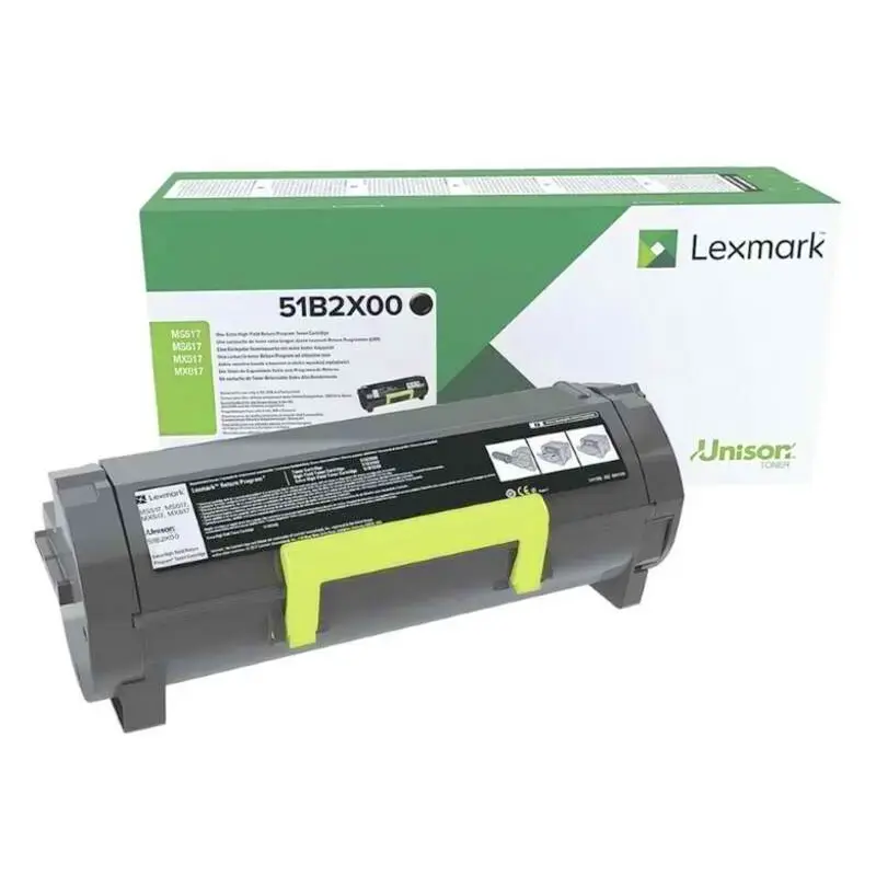 Lexmark 51B2 (51B2X00) Negro Tóner Original