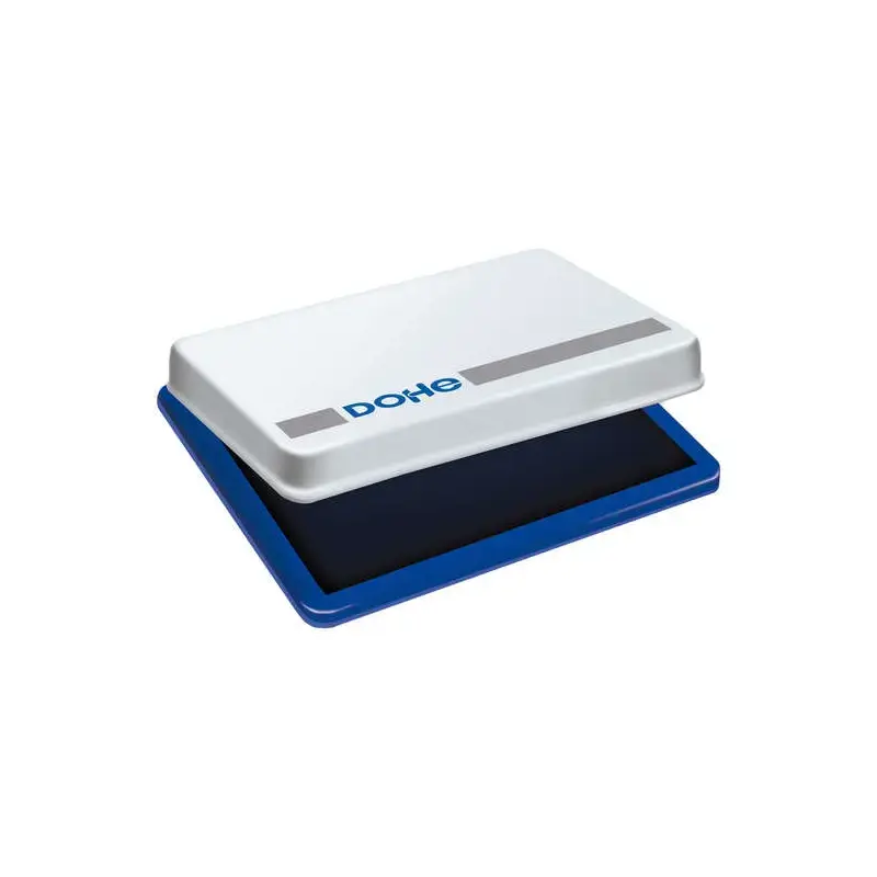 Dohe Tampon Metalico Nº2 - Medidas 109 x 70mm - Color Azul | Ahorro Imprimiendo