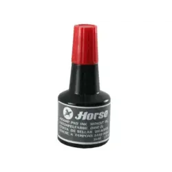Horse Bote de Tinta para Tampon 30ml - Sin Aceite - Color Rojo | Ahorro Imprimiendo