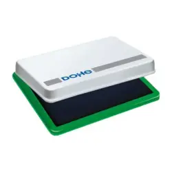 Dohe Tampon Metalico Nº2 - Medidas 109 x 70mm - Color Verde | Ahorro Imprimiendo