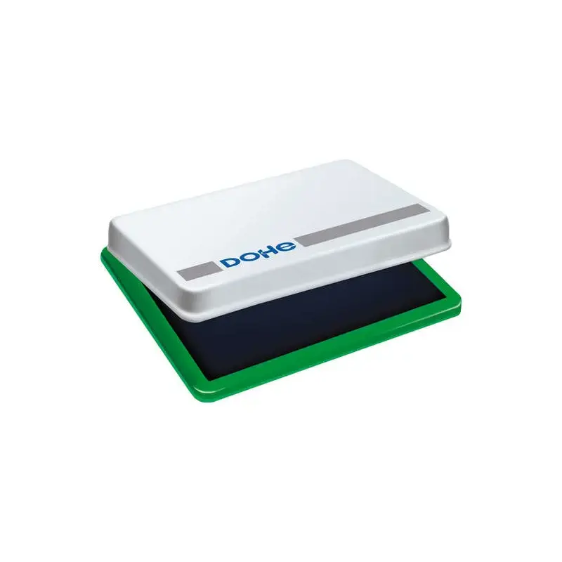 Dohe Tampon Metalico Nº2 - Medidas 109 x 70mm - Color Verde | Ahorro Imprimiendo