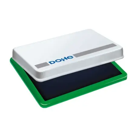 Dohe Tampon Metalico Nº2 - Medidas 109 x 70mm - Color Verde | Ahorro Imprimiendo
