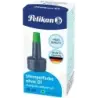 Pelikan Bote de Tinta para Tampones 28ml - Sin Aceite - Secado Rapido - Resistente al Agua - Color Verde Intenso | Ahorro Imprim