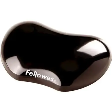 Fellowes Crystal Reposamuñecas Flexible de Gel - Resistente a las Manchas - Color Negro | Ahorro Imprimiendo