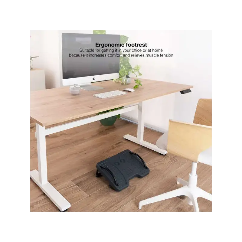 Tooq Reposapies Ajustable Confort - Color Gris | Ahorro Imprimiendo