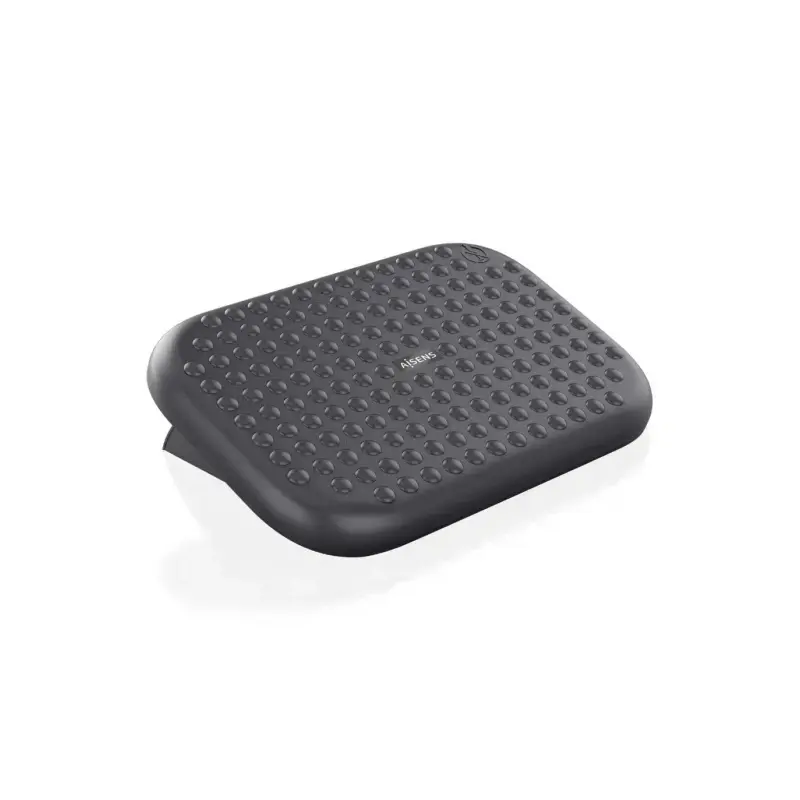 Aisens Reposapies Ergonomico con Inclinacion Ajustable - Base Antideslizante - Peso Max. 20kg - Material HIPS Resistente - Color
