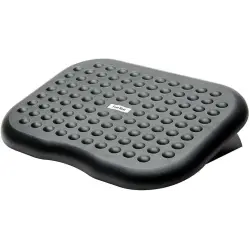 Fellowes Reposapies con Inclinacion Ajustable 0° a 15° - Gran Superficie de 45x33 cm - Textura Efecto Masaje - Color Negro | Aho
