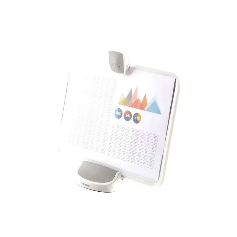 Fellowes I-Spire Series Atril Multiuso 5 en 1 - Base Solida - Uso para Pizarra blanca, Tablero magnético, Soporte para Tableta,