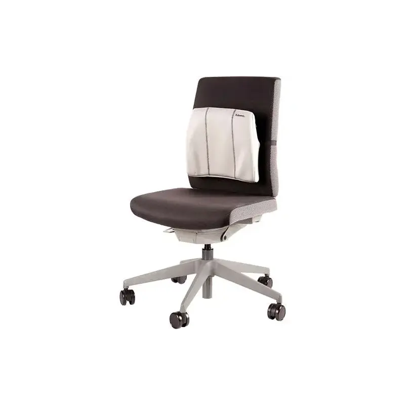 Fellowes Smart Suites Respaldo de Espuma Ergonomico - Espuma de Alta Densidad - Correa Ajustable - Color Gris | Ahorro Imprimien