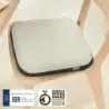 Leitz Ergo Active Wobble Cojin de Asiento Hinchable con Funda Gris Claro - Con Certificacion IGR - Mejora la Circulacion y Alivi