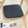 Leitz Ergo Active Wobble Cojin de Asiento Hinchable con Funda Gris Oscuro - Con Certificacion IGR - Mejora la Circulacion y Aliv