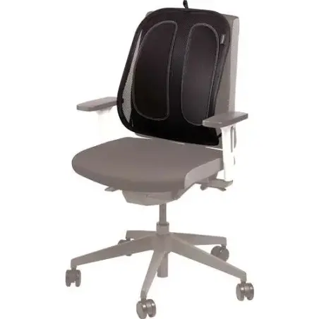 Fellowes Mesh Office Suites Cojin Lumbar - Material de Malla - Ajustable a Cualquier Silla - Color Negro | Ahorro Imprimiendo