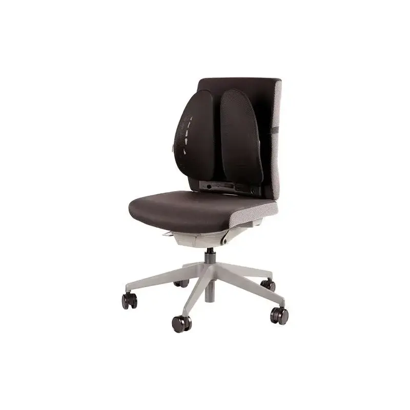 Fellowes Back Angel Respaldo Ergonomico Moldeable - Ajustable en 7 Alturas - Adaptable a la Mayoria de Sillas - Color Negro | Ah