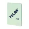 Milan Serie 1918 Libreta Encolada Formato A4 Pautado 7mm - 48 Hojas de 95 gr/m2 - Microperforado - Tapa Blanda - Color Verde | A