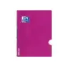 Oxford School Classic Openflex Libreta Grapada A5+ 48 Hojas Pautado 3.5 con Margen - Tapa de Plastico Translucido - Ideal para E