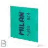 Milan Nata 624 Libreta Encolada Formato A4 Pautado 7mm - 48 Hojas de 95 gr/m2 - Microperforado - Color Verde | Ahorro Imprimiend