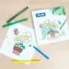 Milan Green & Grow Cuaderno para Colorear Microperforado - Tematica Naturaleza - 20 Ilustraciones Detalladas | Ahorro Imprimiend