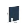 Milan Serie 1918 Cuaderno Espiral Formato A5 Cuadricula 5x5mm - 80 Hojas de 95 gr/m2 - Microperforado, 2 Taladros - Color Azul |