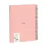 Milan Serie 1918 Cuaderno Espiral Formato A4 Cuadricula 5x5mm - 80 Hojas de 95 gr/m2 - Microperforado, 4 Taladros - Color Rosa |