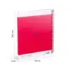 Milan Nata 624 Cuaderno Espiral Formato A4 Pautado 7mm - 80 Hojas de 95 gr/m2 - Microperforado, 4 Taladros - Color Rosa | Ahorro