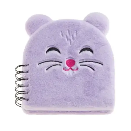 Miquel Rius Back2Fun Cuaderno Peluche Hamster - 160 Hojas Rayadas de Papel 80 g/m2 - Guardas Estampadas y Primera Pagina con Por