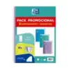 Oxford Europeanbook 1 Touch Pack de 3 Cuadernos Espiral Formato A4+ Cuadriculado 5x5mm - 80 Hojas 90gr - Tapa Extradura Tacto Su