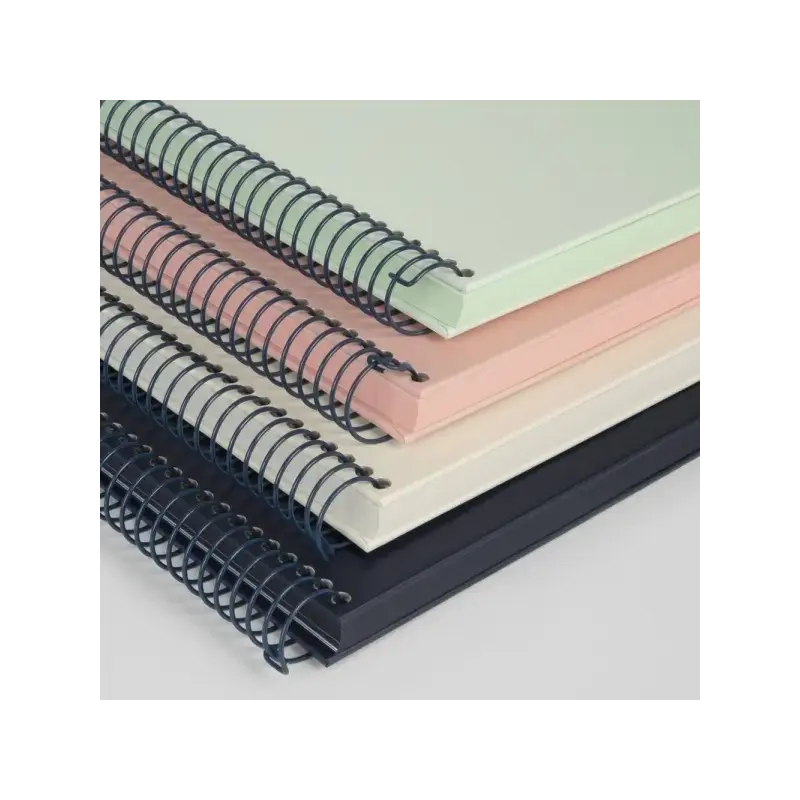 Milan Serie 1918 Pack de 4 Cuadernos Espiral Formato A4 Cuadricula 5x5mm - 80 Hojas de 95 gr/m2 - Microperforado, 4 Taladros - C