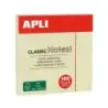 Apli Classic Bloc de 100 Notas Adhesivas 75 x 75 mm - Color Amarillo | Ahorro Imprimiendo