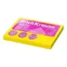 ErichKrause Bloc de 100 Notas Adhesivas 50x75mm - Removibles - Color Amarillo Neon | Ahorro Imprimiendo