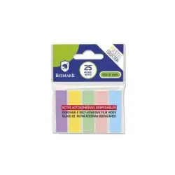 Bismark Pack de 125 Indices Adhesivos 45mm x 12mm - Colores Pastel Surtidos | Ahorro Imprimiendo