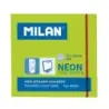 Milan Bloc de 100 Notas Adhesivas - Removibles - 76mm x 76mm - Color Verde Neon | Ahorro Imprimiendo